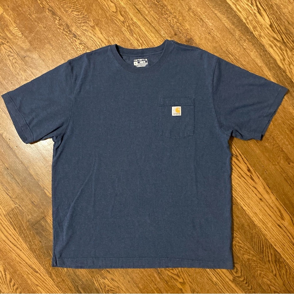 CARHARTT pocket tee navy Sz XL “Loose”
